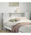 vidaXL Headboard with Storage White 160 cm Solid Wood Pine
