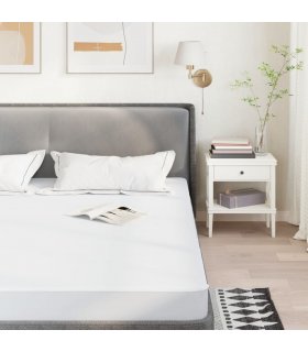 vidaXL Mattress Protector White 120x200 cm Waterproof — Size: 120 x 200 cm