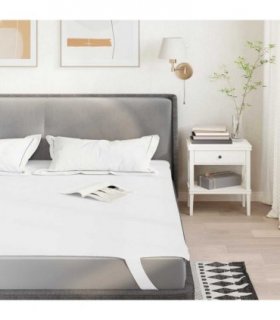 vidaXL Mattress Protector White 180x200 cm Waterproof — Size: 180 x 200 cm — V0672055967