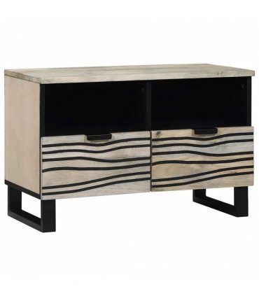 vidaXL TV Units with Drawer White 70 x 33 x 46 cm Engineered wood