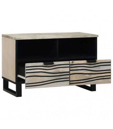 vidaXL TV Units with Drawer White 70 x 33 x 46 cm Engineered wood