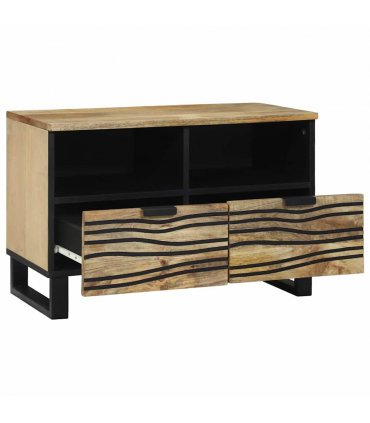 vidaXL TV Units with Drawer Brown 70 x 33 x 46 cm Engineered wood — Colour: Natural