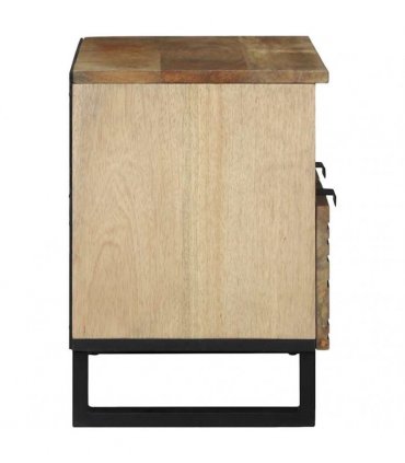 vidaXL TV Units with Drawer Brown 70 x 33 x 46 cm Engineered wood — Colour: Natural