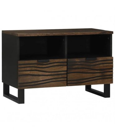 vidaXL TV Units with Drawer Walnut 70 x 33 x 46 cm Engineered wood