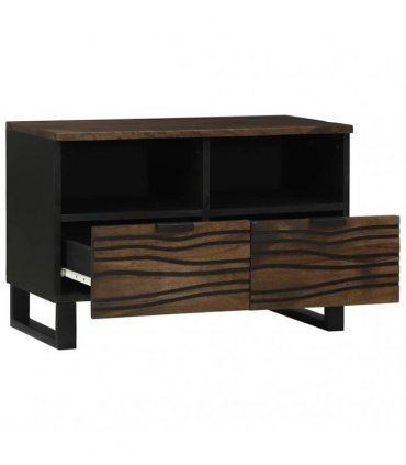 vidaXL TV Units with Drawer Walnut 70 x 33 x 46 cm Engineered wood