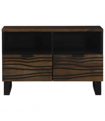 vidaXL TV Units with Drawer Walnut 70 x 33 x 46 cm Engineered wood