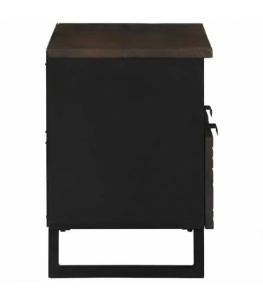 vidaXL TV Units with Drawer Walnut 70 x 33 x 46 cm Engineered wood