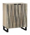 vidaXL Sideboard White 60 x 33.5 x 75 cm Solid Mango Wood