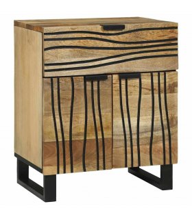 vidaXL Bedside Cabinet Natural 50 x 33 x 60 cm Engineered Wood — V0672056161