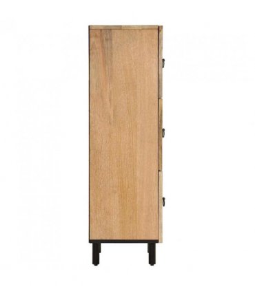 vidaXL Side Cabinet 40x33x110 cm Solid Wood Mango