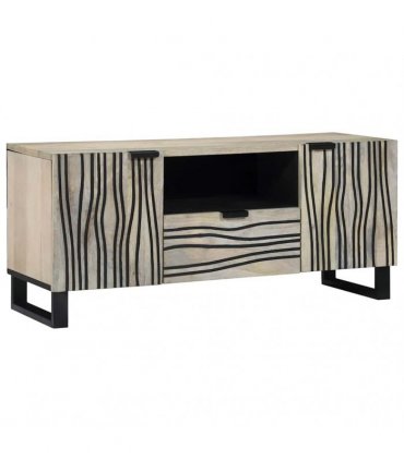 vidaXL TV Units with Drawer White 105 x 33 x 46 cm Engineered wood