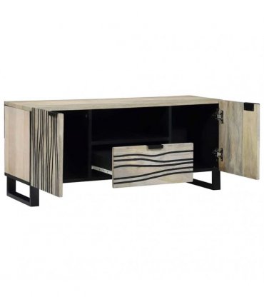 vidaXL TV Units with Drawer White 105 x 33 x 46 cm Engineered wood
