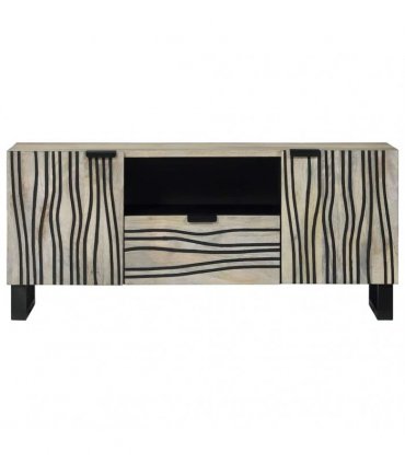 vidaXL TV Units with Drawer White 105 x 33 x 46 cm Engineered wood
