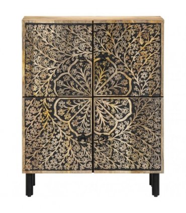 vidaXL Side Cabinet 60x33x75 cm Solid Wood Mango
