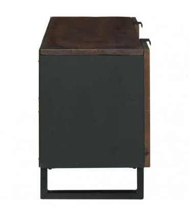 vidaXL TV Units with Drawer Walnut 105 x 33 x 46 cm Engineered wood