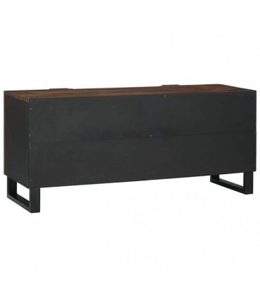 vidaXL TV Units with Drawer Walnut 105 x 33 x 46 cm Engineered wood