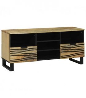 vidaXL TV Units with Drawer Brown 100 x 33 x 46 cm Engineered wood — Colour: Natural
