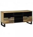 vidaXL TV Units with Drawer Brown 100 x 33 x 46 cm Engineered wood — Colour: Natural