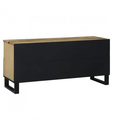 vidaXL TV Units with Drawer Brown 100 x 33 x 46 cm Engineered wood — Colour: Natural