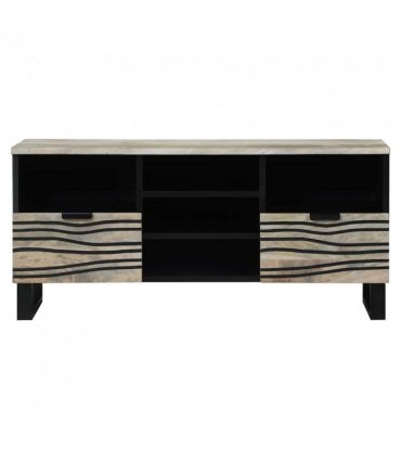 vidaXL TV Units with Drawer White 100 x 33 x 46 cm Engineered wood