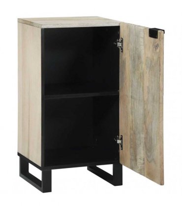 vidaXL Sideboard White 40 x 33 x 75 cm Solid mango wood
