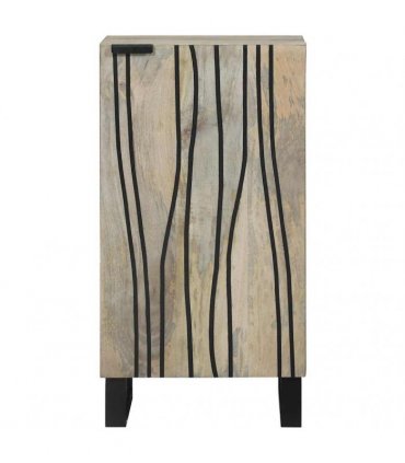 vidaXL Sideboard White 40 x 33 x 75 cm Solid mango wood