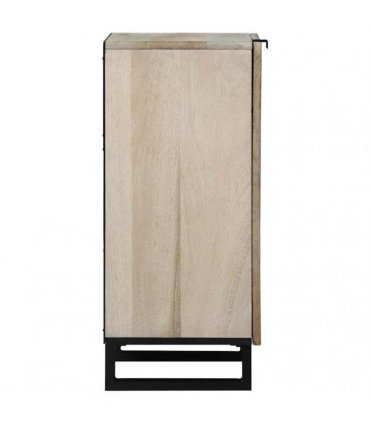 vidaXL Sideboard White 40 x 33 x 75 cm Solid mango wood