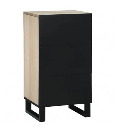 vidaXL Sideboard White 40 x 33 x 75 cm Solid mango wood