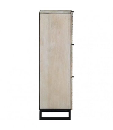 vidaXL Media Storage Cabinets & Racks White and Black 40 x 33 x 110 cm
