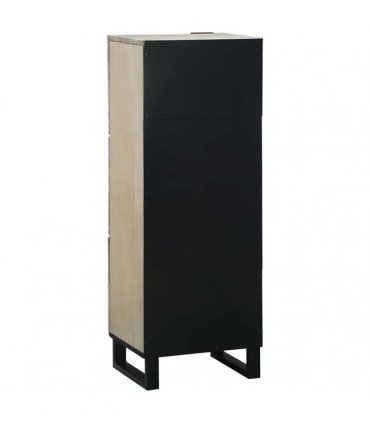 vidaXL Media Storage Cabinets & Racks White and Black 40 x 33 x 110 cm