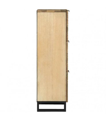 vidaXL Highboard Brown 40 x 33 x 110 cm Solid mango wood — Colour: Natural