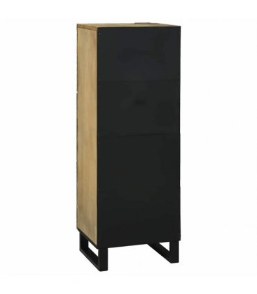 vidaXL Highboard Brown 40 x 33 x 110 cm Solid mango wood — Colour: Natural