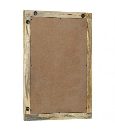 vidaXL Bathroom Mirror Rectangular Natural 50 x 2.5 x 70 cm
