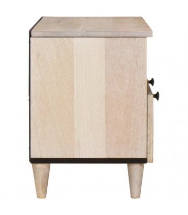 vidaXL TV Units with Drawer White 70 x 33 x 46 cm Engineered wood — Colour: White (bleached finish)