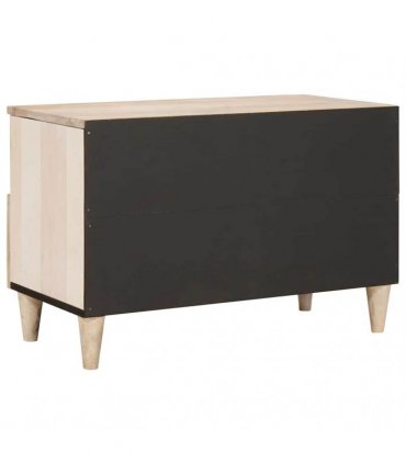 vidaXL TV Units with Drawer White 70 x 33 x 46 cm Engineered wood — Colour: White (bleached finish)