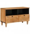 vidaXL TV Units with Shelf Light Brown 70 x 33 x 46 cm Engineered wood — Colour: Light brown (desert finish)