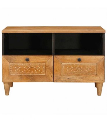 vidaXL TV Units with Shelf Light Brown 70 x 33 x 46 cm Engineered wood — Colour: Light brown (desert finish)