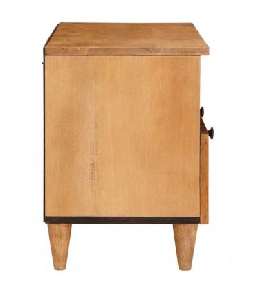 vidaXL TV Units with Shelf Light Brown 70 x 33 x 46 cm Engineered wood — Colour: Light brown (desert finish)