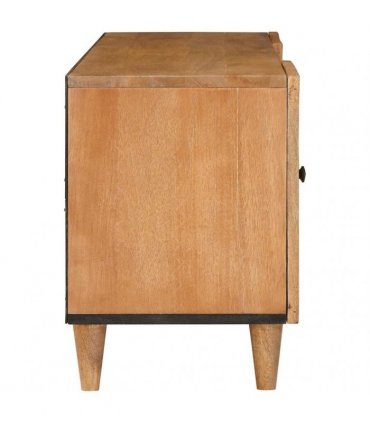 vidaXL TV Units with Door Light Brown 105 x 33 x 46 cm Engineered wood — Colour: Light brown (desert finish)
