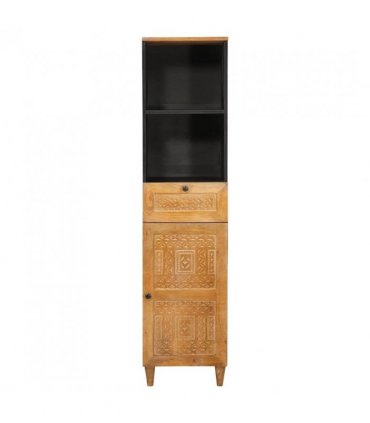 vidaXL Bathroom Cabinet Light Brown 38 x 33 x 160 cm Engineered Wood — Colour: Light brown (desert finish)