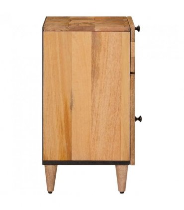 vidaXL Bedside Cabinet Natural 50 x 33 x 60 cm Solid Mango Wood — V0672056284