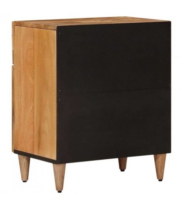 vidaXL Bedside Cabinet Natural 50 x 33 x 60 cm Solid Mango Wood — V0672056284