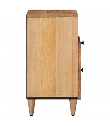 vidaXL Bedside Cabinet Natural 50 x 33 x 62 cm Solid Mango Wood — V0672056288