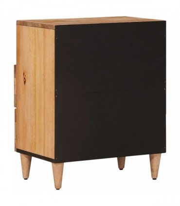 vidaXL Bedside Cabinet Natural 50 x 33 x 62 cm Solid Mango Wood — V0672056288
