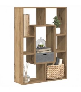 vidaXL Bookcase Artisian Oak 63x20x90 cm Engineered Wood — Colour: artisan oak