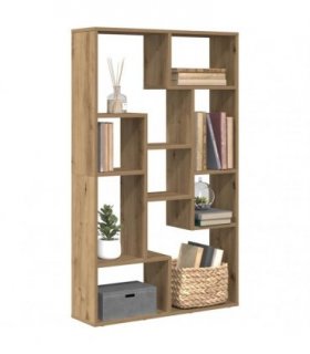 vidaXL Bookcase Artisian Oak 72x20x120.5 cm Engineered Wood — Colour: Artisan oak