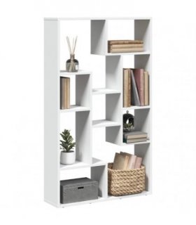vidaXL Bookcase White 72x20x120.5 cm Engineered Wood