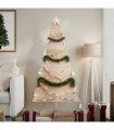 vidaXL Wooden Christmas Tree for Decoration 150 cm Solid Wood Pine — Colour: natural