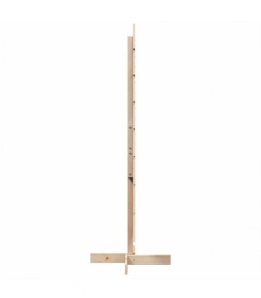 vidaXL Wooden Christmas Tree for Decoration 150 cm Solid Wood Pine — Colour: natural