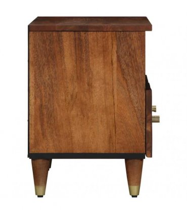 vidaXL TV Cabinet Honey Brown 70 x 33 x 46 cm Solid Mango Wood